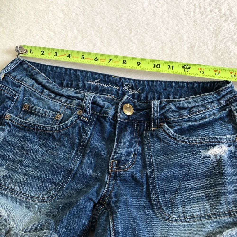 American eagle denim shorts, women size 4 - Picture 5 of 10